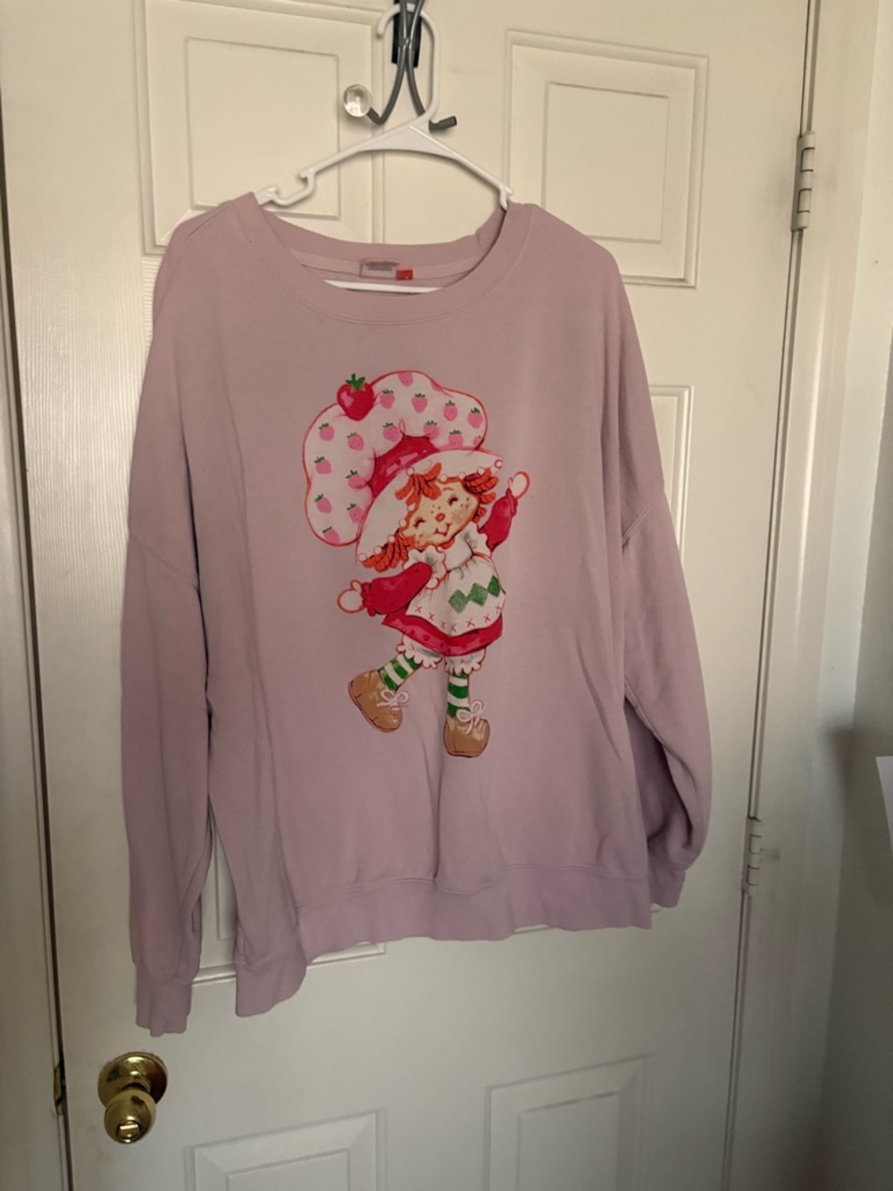 Strawberry Shortcake Lavender Graphic Sweatshirt - Women